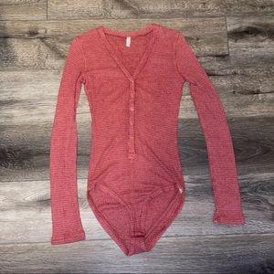 Free People Knit Bodysuit